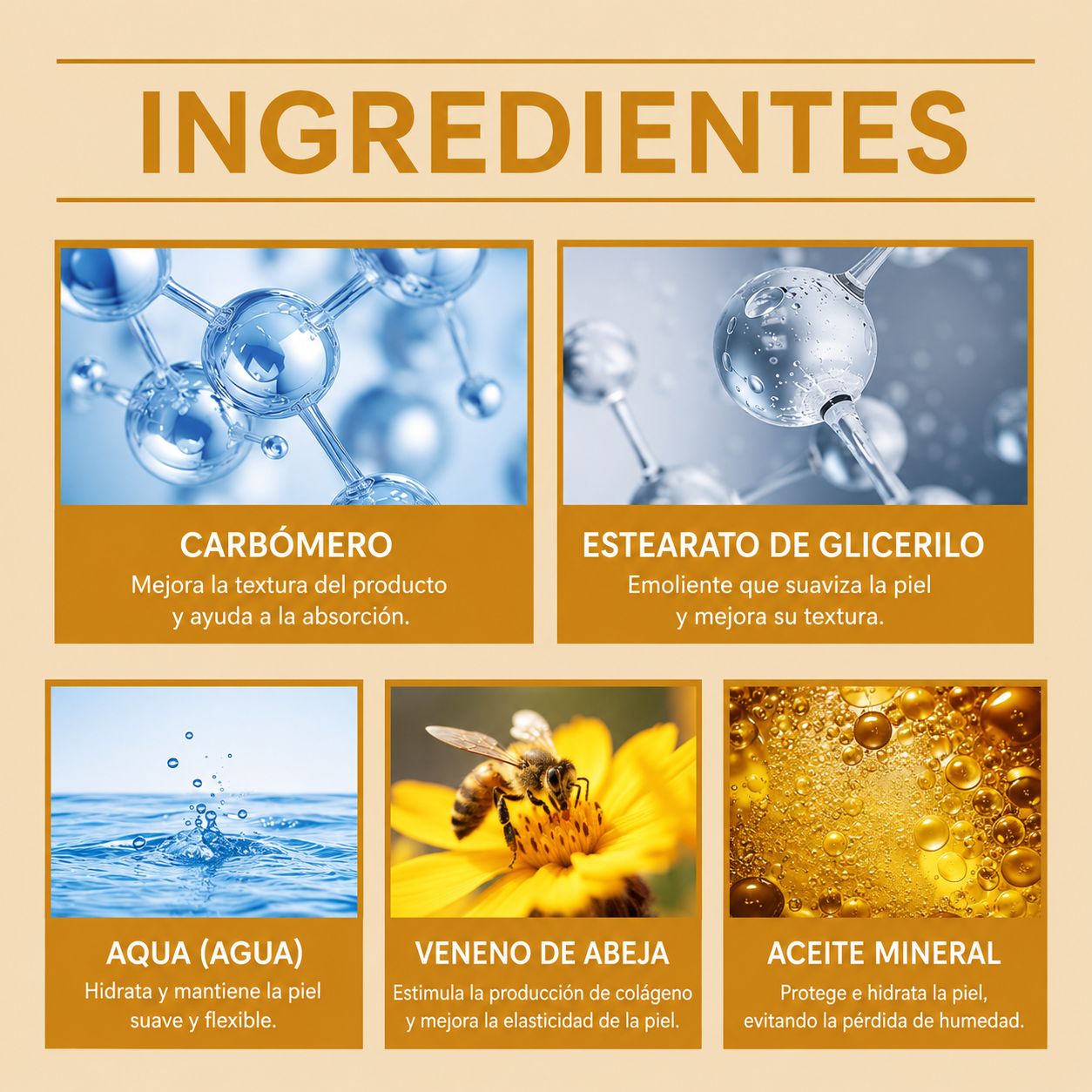 Lifting Bee Venom Crema antiarrugas