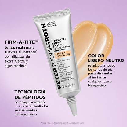 Crema contorno de ojos antiarrugas instantáneo