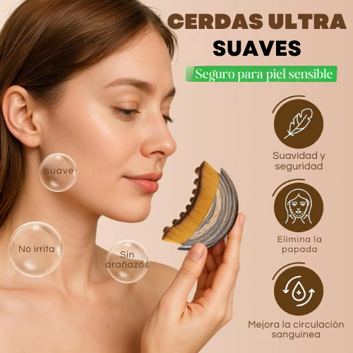 Cepillo Facial para masaje de drenaje linfático