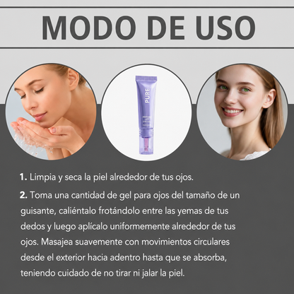 Gel reafirmante instantáneo para el contorno de ojos