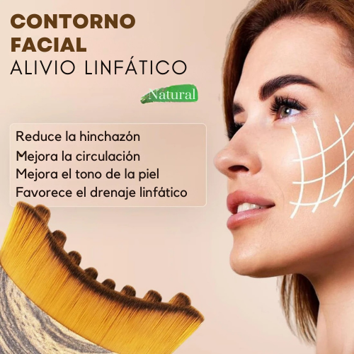Cepillo Facial para masaje de drenaje linfático