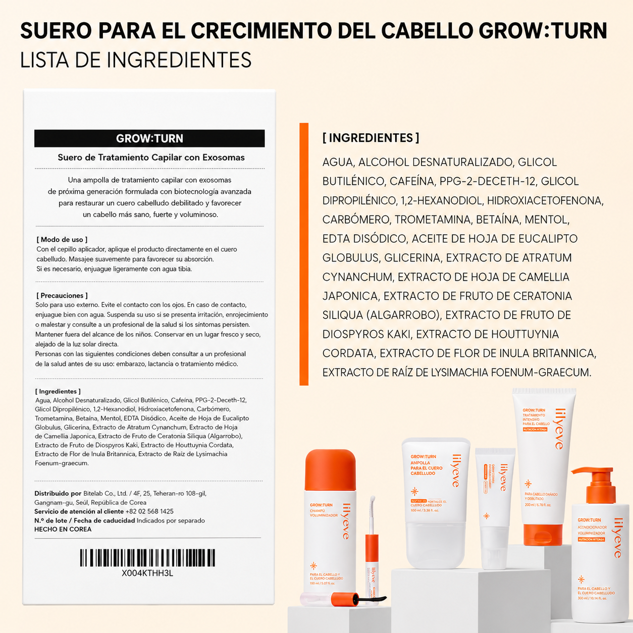 Suero para el Crecimiento del Cabello