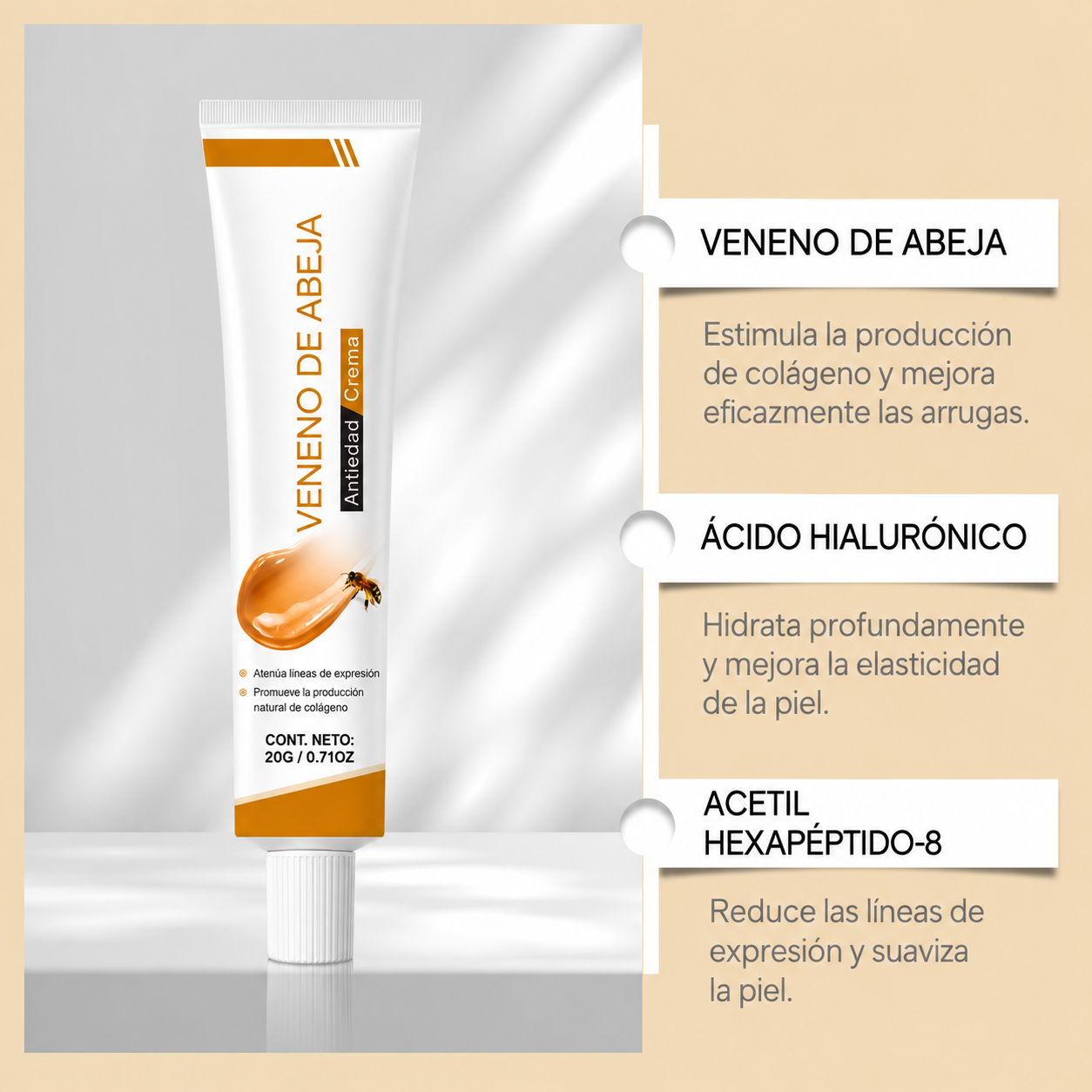 Lifting Bee Venom Crema antiarrugas