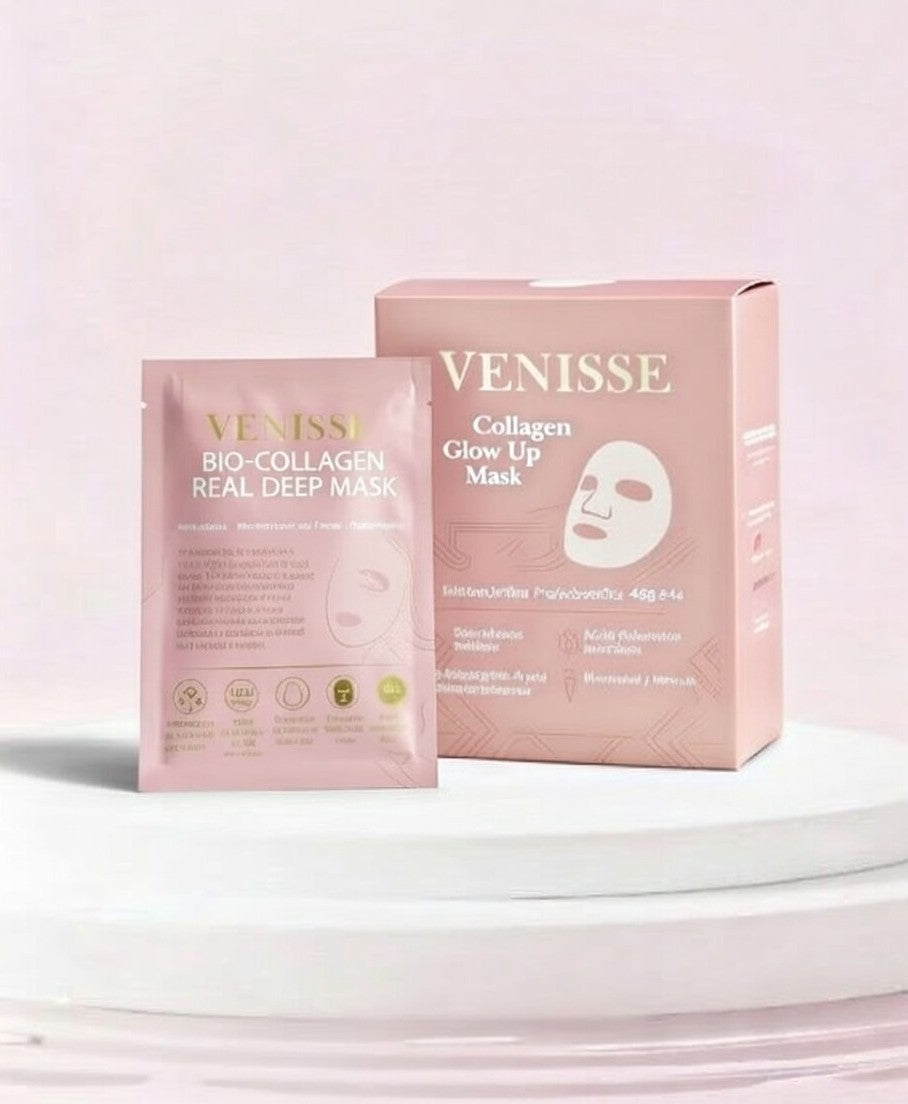 Venisse - Mascarilla de Colageno Japonesa Anti-arruga, Anti-edad