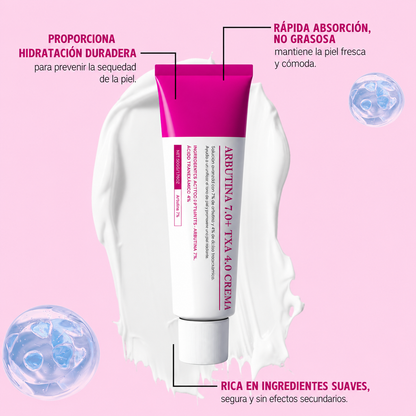 Crema facial hidratante ligera para manchas oscuras y tono de piel desigual