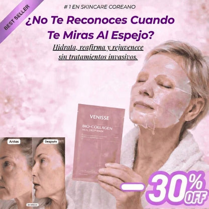 Venisse - Mascarilla de Colageno Japonesa Anti-arruga, Anti-edad