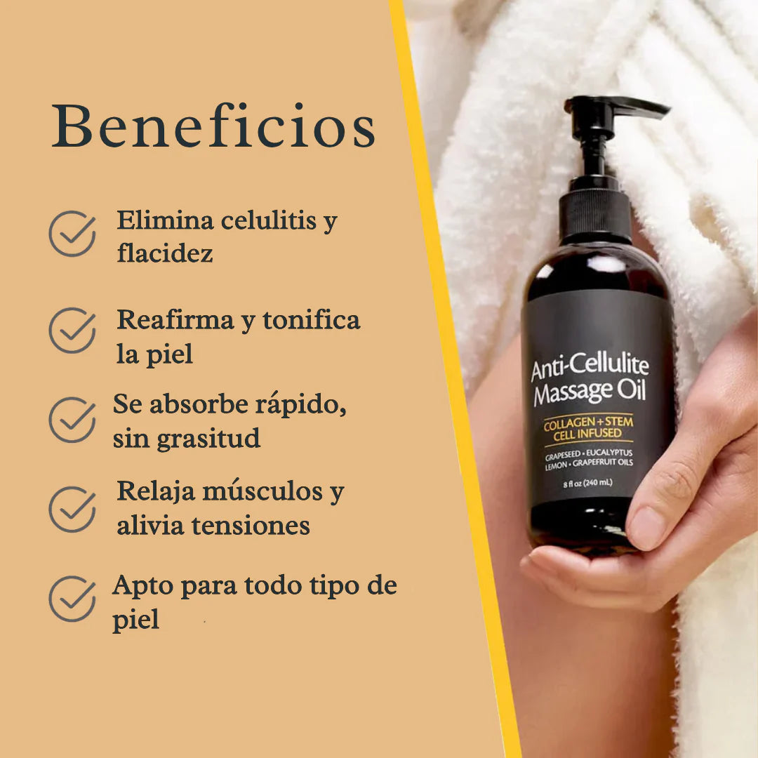 Aceite Anti-Celulitis con Colágeno y Células Madre